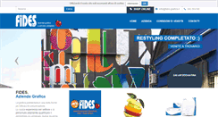 Desktop Screenshot of fides-grafica.it